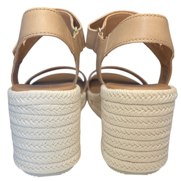 Sorel Cameron Flatform Wedge Sandal Beige Size 10 - Picture 6 of 12